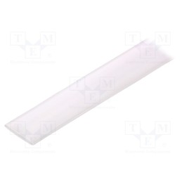 1 m x TASKER - GTM 2512 TR - Heat shrink sleeve, glueless, 2: 1, 25.4mm, L: 1m, transparent