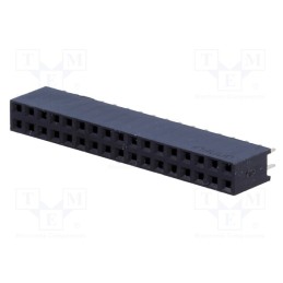 1 pcs x CONNFLY - DS1023-2*17S21 - Socket, pin strips, female, PIN: 34, straight, 2.54mm, THT, 2x17