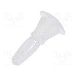 10 pcs x DREMEC - FIX-CRLCBSR-6.4 - Assembly stud, polyamide, L: 6.4mm, snap fastener, Ø2: 6mm, Ø1: 4mm