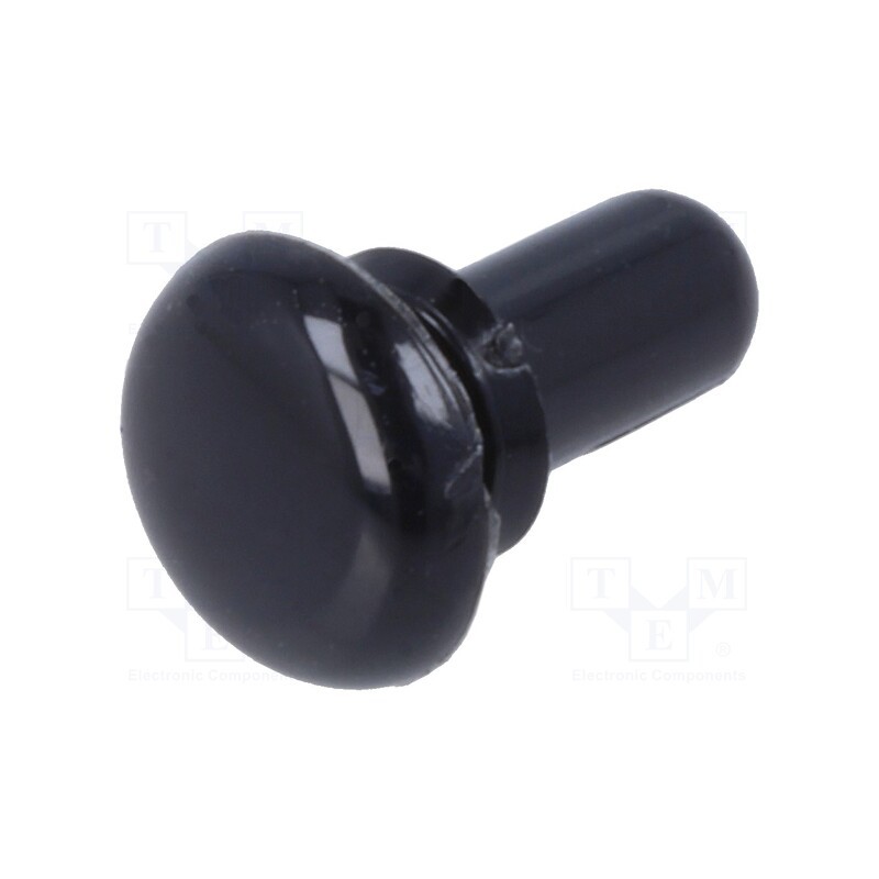 10 pcs x DREMEC - 8G4013.0X4.0B - Rivet, polyamide, L.rivet: 5.5mm, Panel cutout diam: 3.1mm, black