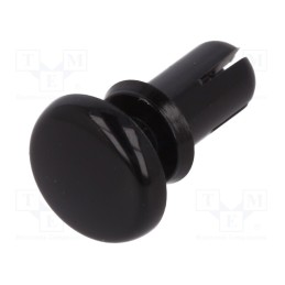 10 pcs x DREMEC - 8G4024.0X5.5B - Rivet, polyamide, L.rivet: 7mm, Panel cutout diam: 4.1mm, black