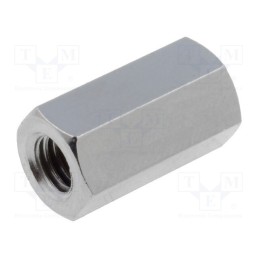 10 pcs x DREMEC - 118X15 - Screwed spacer sleeve, 15mm, Int.thread: M5, hexagonal, brass