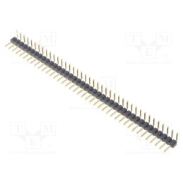 1 pcs x ADAM TECH - 2PH1R-40-UA - Pin header, pin strips, male, PIN: 40, angled 90°, 2mm, THT, 1x40