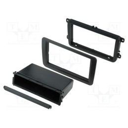 1 pcs x ACV - 281320-10-1-0 - Radio frame, Seat,VW,Škoda, 2 DIN, black