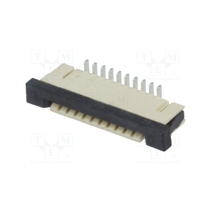 1 pcs x ADAM TECH - PCA-2-CA-10-V-3 - Connector: FFC/FPC, vertical, PIN: 10, ZIF, SMT, 0.5A, 30mΩ, -40÷85°C