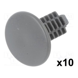 1 pcg x ROMIX - 10161 - Trim clip, 10pcs, Fiat, OEM: 712113631, L: 19.2mm, polyamide