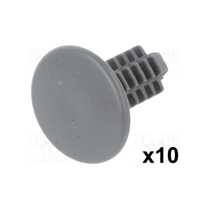 1 pcg x ROMIX - 10161 - Trim clip, 10pcs, Fiat, OEM: 712113631, L: 19.2mm, polyamide