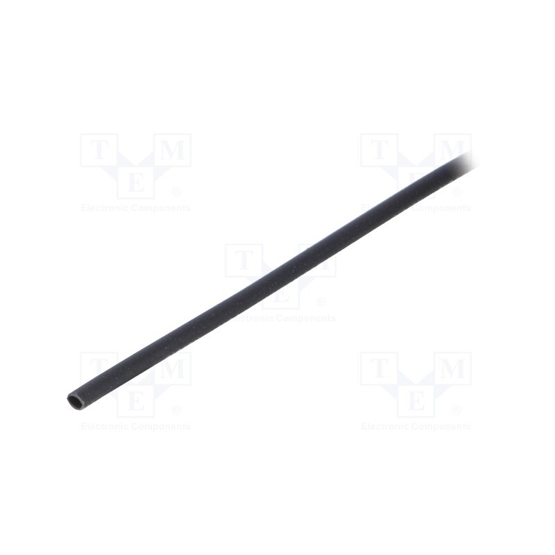 1 pcs x HELLERMANNTYTON - 319-00150 - Heat shrink sleeve, 3: 1, 1.5mm, L: 1m, black, Wall thick: 0.5mm