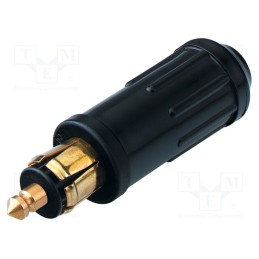 1 pcs x PRO CAR - 53005001 - Cigarette lighter plug, screw terminal, 15A, Sup.volt: 12÷24VDC