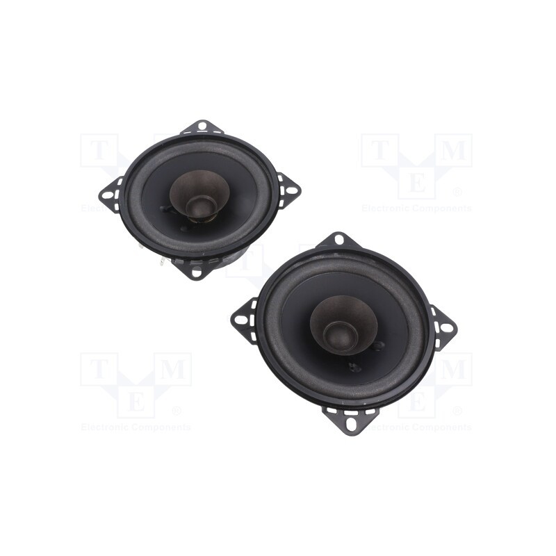 1 set x CL ITALIA - CL-018100DC - Car loudspeakers, one-way, 100mm, 40W, 90÷18000Hz, 4Ω, 88dB, 2pcs.