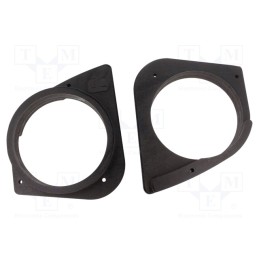 1 set x BASSER - DMBMW10 - Spacer ring, MDF, 165mm, BMW, impregnated, 2pcs.