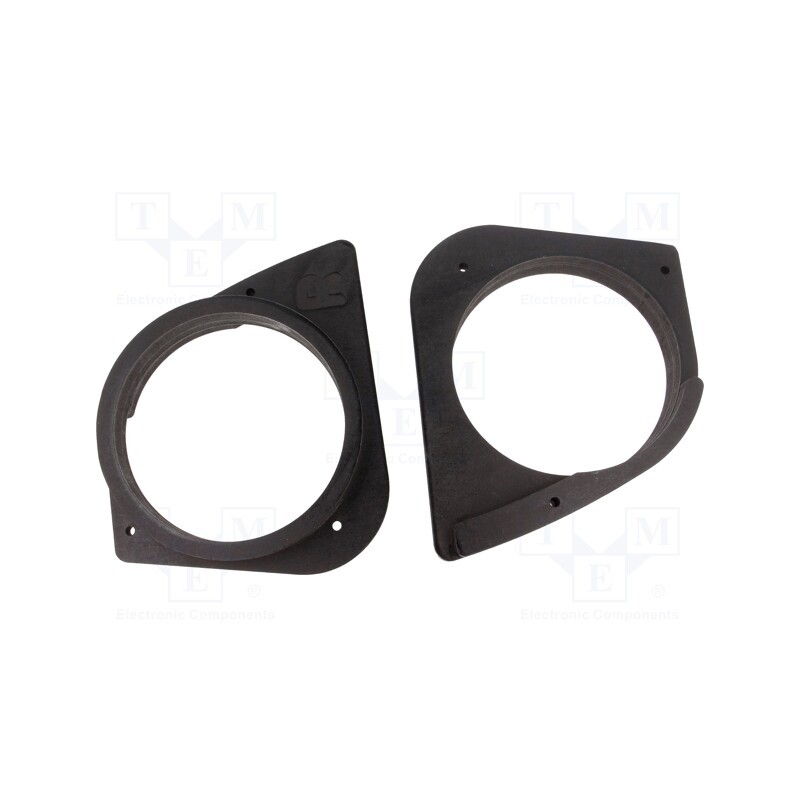 1 set x BASSER - DMBMW10 - Spacer ring, MDF, 165mm, BMW, impregnated, 2pcs.