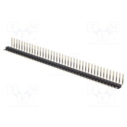 1 pcs x ADAM TECH - PH1RA-40-UA - Pin header, pin strips, male, PIN: 40, angled 90°, 2.54mm, THT, 1x40