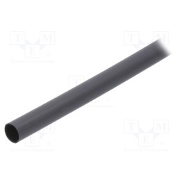 1 pcs x TE Connectivity - ATUM-12/4-0-STK - Heat shrink sleeve, glued, 3: 1, 12mm, L: 1.2m, black, polyolefine