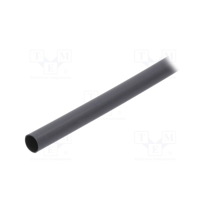 1 pcs x TE Connectivity - ATUM-12/4-0-STK - Heat shrink sleeve, glued, 3: 1, 12mm, L: 1.2m, black, polyolefine