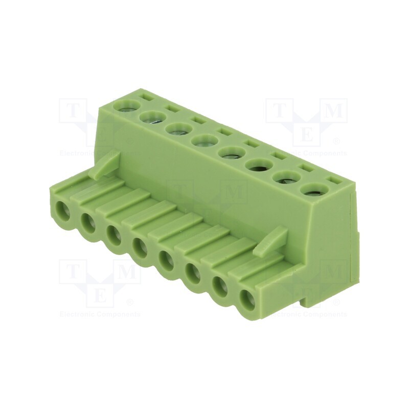 1 pcs x XINYA - XY2500F-A(5.0)-8P - Pluggable terminal block, 5mm, ways: 8, straight, plug, female