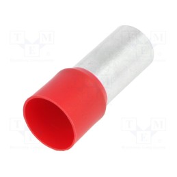 1 pcs x BM GROUP - BM 00520 - Tip: bootlace ferrule, insulated, copper, 95mm2, 25mm, tinned, red