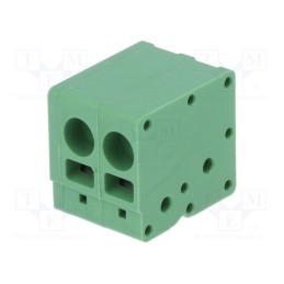 1 pcs x DEGSON ELECTRONICS - DG271V-5.0-02P-14-100AH - PCB terminal block, straight, 5mm, ways: 2, on PCBs, 0.2÷4mm2, 20A