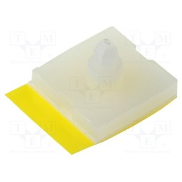10 pcs x ESSENTRA - CBSBT-3-01A2-RT - Self-adhesive holder, polyamide, L: 4.8mm, Ø2: 2.54mm