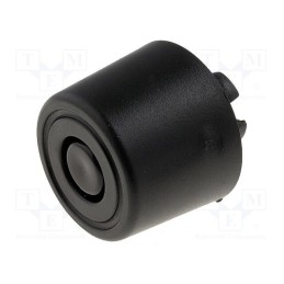 10 pcs x FIX&FASTEN - FF-12 - Quick mounting foot, black, polyetylene, A: 8mm, B: 20mm, C: 18mm