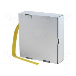1 rol x CYG/KTG - CB-HFT(2X) 9.5 BOX YE - Heat shrink sleeve, glueless, 2: 1, 9.5mm, yellow, polyolefine