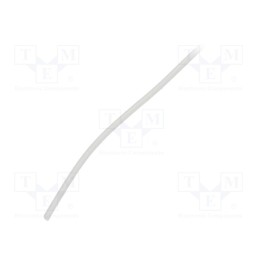 1000 m x FAVIER - GES-1X1,8-TR-1000 - Insulating tube, silicone, transparent, -50÷200°C, Øint: 1mm