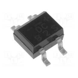 5 pcs x DC COMPONENTS - B2S - Bridge rectifier: single-phase, 200V, If: 0.5A, Ifsm: 30A, DB-1MS