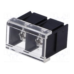 1 pcs x DEGSON ELECTRONICS - DG58C-B-02P-13-00A(H) - PCB terminal block, straight, 10mm, ways: 2, on PCBs, 4mm2, tinned