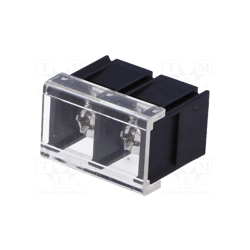 1 pcs x DEGSON ELECTRONICS - DG58C-B-02P-13-00A(H) - PCB terminal block, straight, 10mm, ways: 2, on PCBs, 4mm2, tinned