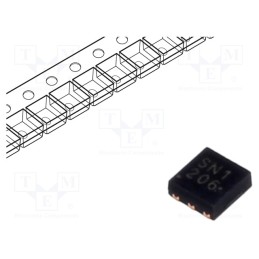 5 pcs x TOSHIBA - SSM6K504NU,LF(T - Transistor: N-MOSFET, unipolar, 30V, 9A, Idm: 18A, 1.25W, uDFN6