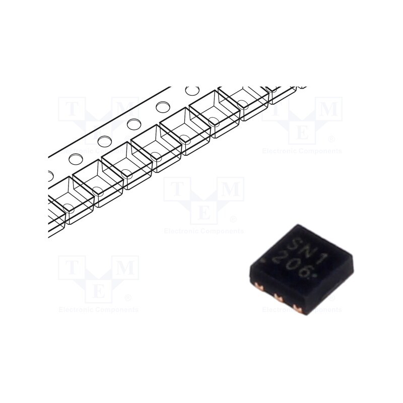 5 pcs x TOSHIBA - SSM6K504NU,LF(T - Transistor: N-MOSFET, unipolar, 30V, 9A, Idm: 18A, 1.25W, uDFN6