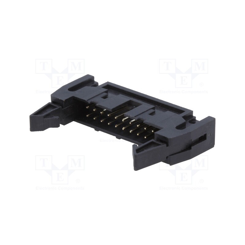 1 pcs x CONNFLY - DS1011-20SBSIB7-B - Socket, IDC, male, PIN: 20, straight, with ejector, THT, gold-plated