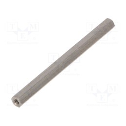 10 pcs x DREMEC - 144X70 - Screwed spacer sleeve, 70mm, Int.thread: M3, hexagonal