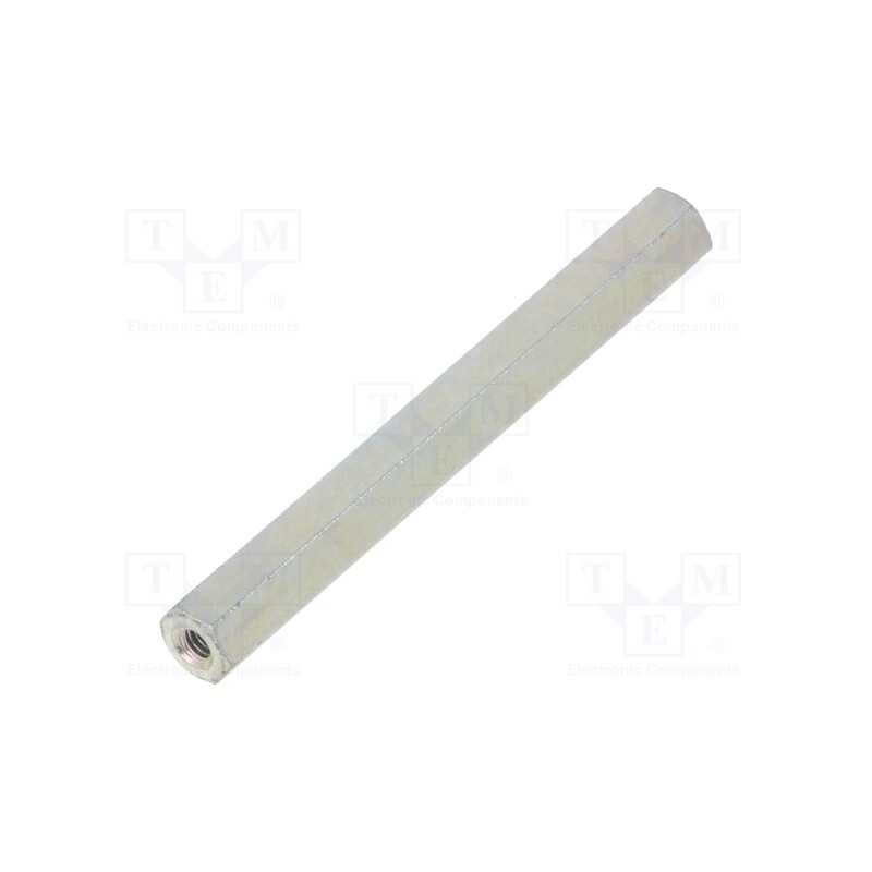 10 pcs x DREMEC - 122X45 - Screwed spacer sleeve, 45mm, Int.thread: M2,5, hexagonal, steel