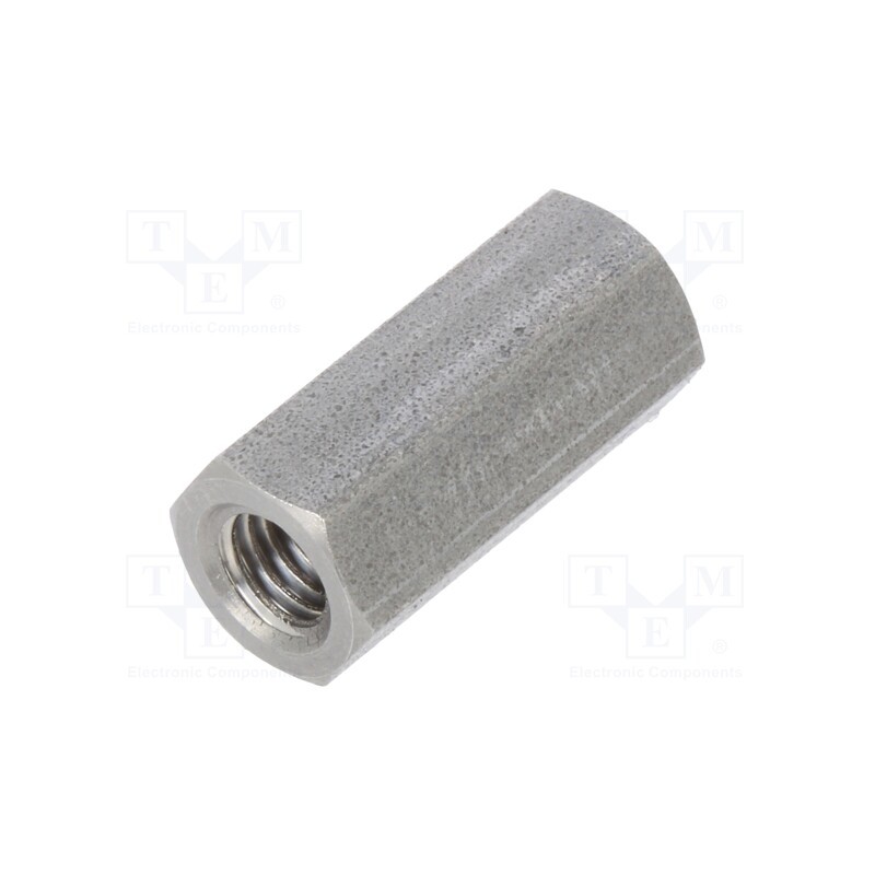 10 pcs x DREMEC - 148X18 - Screwed spacer sleeve, 18mm, Int.thread: M5, hexagonal
