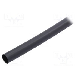 1 pcs x TE Connectivity - ATUM-19/6-0-STK - Heat shrink sleeve, glued, 3: 1, 19mm, L: 1.2m, black, polyolefine
