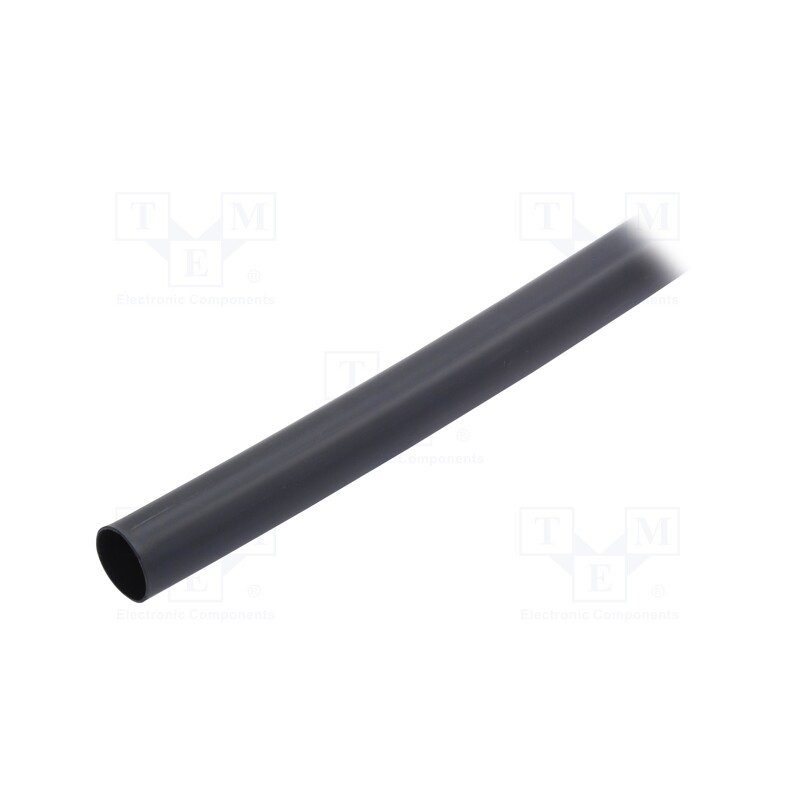 1 pcs x TE Connectivity - ATUM-19/6-0-STK - Heat shrink sleeve, glued, 3: 1, 19mm, L: 1.2m, black, polyolefine