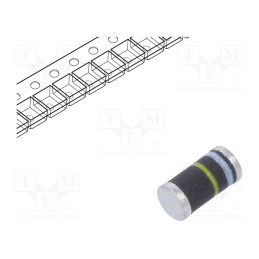 5 pcs x VISHAY - BYM10-400-E3/96 - Diode: rectifying, SMD, 400V, 1A, DO213AB, Ufmax: 1.1V, Ifsm: 30A