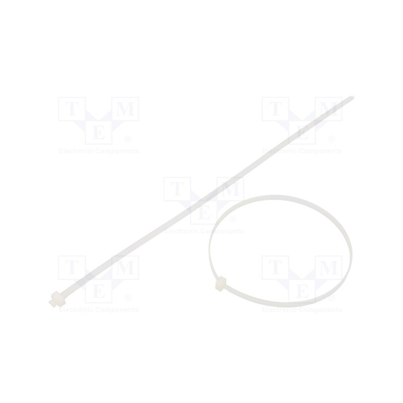1000 pcs x PANDUIT - SST3S-M - Cable tie, L: 279mm, W: 4.6mm, polyamide, 222N, natural, Ømax: 76mm