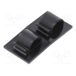 1000 pcs x HELLERMANNTYTON - 151-13601 - Self-adhesive cable holder, ØBundle : 8mm, polyamide, black