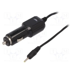 1 pcs x QOLTEC - 7917.ŁAD SAM - USB power supply, 2,5/0,7, Sup.volt: 12÷24VDC, 9V/2.1A, black