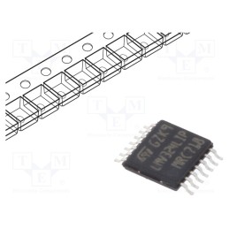 5 pcs x STMicroelectronics - LMV324LIPT - IC: operational amplifier, 1.3MHz, 2.7÷5.5V, Ch: 4, TSSOP14