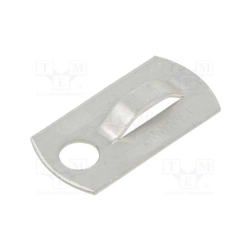 1000 pcs x PANDUIT - MBMS-S10-MY - Holder, screw, aluminium, natural, Tie width: 2.5÷4.8mm, Ht: 3.6mm