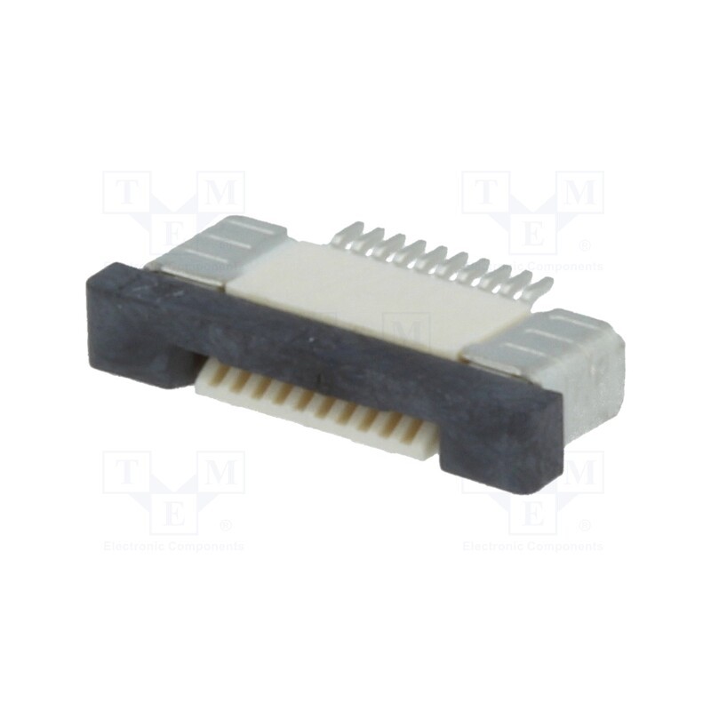 1 pcs x ADAM TECH - PCA-6L-10-HU-3-T/R - Connector: FFC/FPC, horizontal, PIN: 10, top contacts,ZIF, SMT