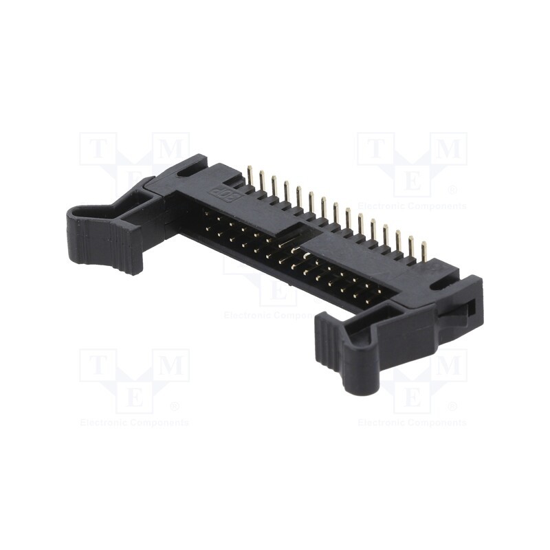 1 pcs x ADAM TECH - 2MHR-B1-30-VUAL-SMT - Socket, IDC, male, PIN: 30, straight, with ejector, SMT, 2mm