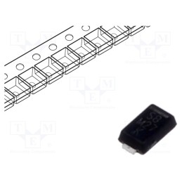 10 pcs x VISHAY - MSE1PB-M3/89A - Diode: rectifying, SMD, 100V, 1A, 780ns, DO219AD, Ufmax: 0.98V