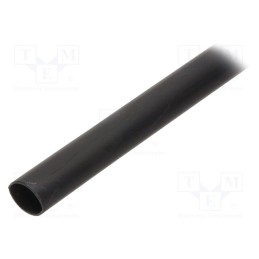 1 pcs x 3M - MDT-A 38/12 - Heat shrink sleeve, glued, 3.1: 1, 38mm, L: 1m, black, -55÷110°C