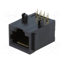 1 pcs x ADAM TECH - MTJ-88GX1-A - Socket, RJ45, PIN: 8, Layout: 8p8c, THT, angled 90°