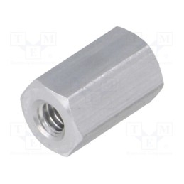 10 pcs x DREMEC - 132X08 - Screwed spacer sleeve, 8mm, Int.thread: M2,5, hexagonal