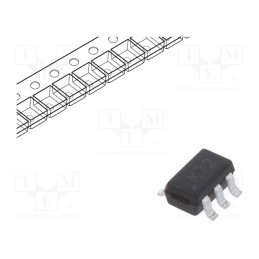 5 pcs x MICRO COMMERCIAL COMPONENTS - 2N7002DW-TP - Transistor: N-MOSFET x2, unipolar, 60V, 0.215A, 0.3W, SOT363